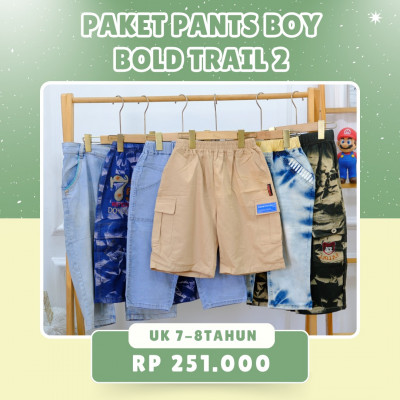 PAKET PANTS BOY BOLD TRAIL 2 ( ISI 6 PCS )